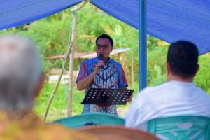 Bupati Delis Hadiri Peletakan Batu Pertama, Pembangunan Gereja GPdI di Moleono