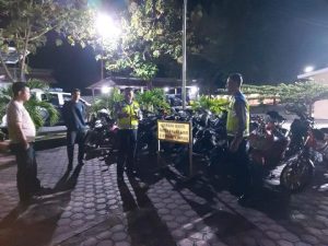 Gunakan Knapolt Bogar, Belasan Sepeda Motor di Amankan Tim URC Polres Touna