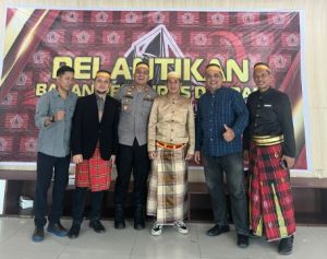 Mewakili Kapolres, Kabagren Polres Banggai Hadiri Pelantikan BPD KKSS 2022-2027