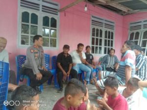 Tunjukan Empati, Kapolsek Pagimana Sambangi Pihak Korban Kecelakaan Lalulintas