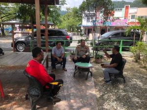 Road Show Kamtibmas, Kapolres Banggai Silaturahmi ke Markas LSM GAM Luwuk