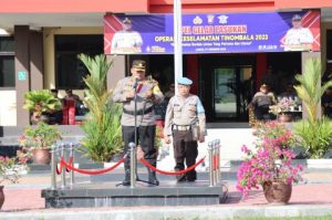 Pimpin Apel Gelar Pasukan Operasi Keselamatan Tinombala 2023, Ini Pesan Kapolres Banggai