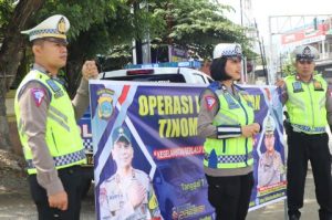 Tekan Angka Kecelakaan dan Pelanggaran Lalulintas, Satgas Ops Keselamatan Tinombala Edukasi Pengendara