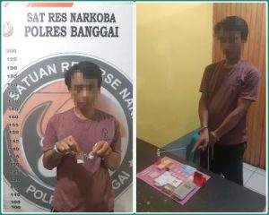 Polres Banggai Tangkap Terduga Pelaku Pengedar Sabu di Luwuk