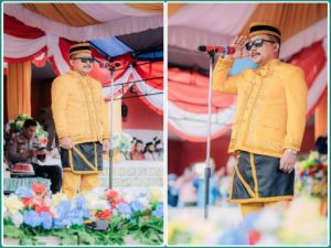 Bupati Banggai H. Amirudin, Pimpin Upacara Peringatan Hari Patriotik 12 Februari