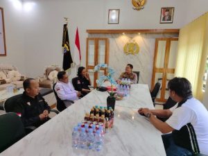 Kapolres Morowali Utara, Sambut Hangat Kunjungan Bawaslu