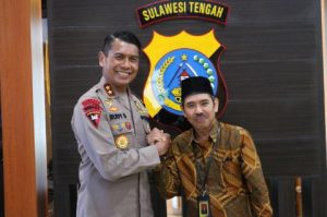 Kapolda Sulteng Kepada Ketua Bawaslu : Siap Berikan Dukungan Pengamanan Penyelenggara Pemilu 2024