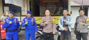 Kapolsek Bulagi Pimpin Tim Gabungan Amankan Lima (5) Ekor Penyu Di Desa Sabelak Kec. Bulagi Selatan Kab. Bangkep