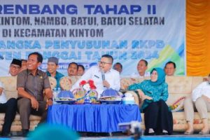Hadiri Musrenbang RKPD 2024 Tahap II Kintom, Nambo dan Batui Bersaudara, Bupati Amirudin: 2024 Setiap Kecamatan Dapat Rp 5 M Untuk Jalankan Program!