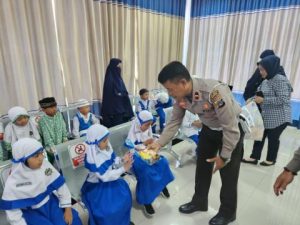 Intip Keceriaan Murid PAUD dan SD, Saat Bermain Sambil Belajar Bersama Polantas Polres Banggai