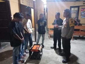 Empat Remaja Nekat Curi Genset, Polisi Lakukan Restorative Justice