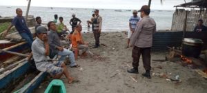 Polsek Balantak Imbau Nelayan Waspadai Cuaca Buruk