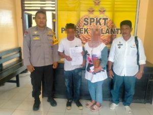 Kapolsek dan Bhabinkamtibmas Polsek Balantak Mediasi KDRT, Pasutri Saling Memaafkan