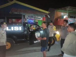 Polsek Luwuk Datangi TKP Perkelahian Antar Remaja