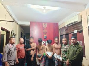 Lakukan Aksi Pemalakan Mobil di Jalan Trans Sulawesi, Empat Remaja Asal Desa Biak Diamankan Polisi
