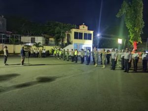 Patroli Gabungan TNI, Polri, Satpol PP dan Dishub, Dalam Rangka Harkamtibmas di Kota Luwuk
