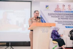Hadiri Rakornis DP2KB Se_Sulteng, Sekda Banggai : Percepatan Penurunan Stunting Butuh Dukungan Semua Pihak