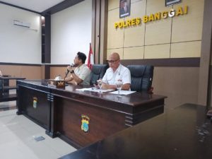 Kasat Reskrim Polres Banggai, Pimpin Anev Kinerja Satreskrim Tahun 2023