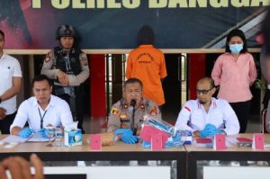 Polres Banggai Gelar Konferensi Pers Pengungkapan Ratusan Narkoba Jenis Sabu