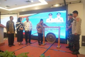 Bupati Amirudin, Membuka Secara Resmi Acara Bimbingan Teknis Anggota BPD Se_Kabupaten Banggai Tahun 2023