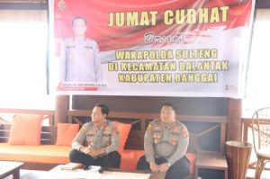 Jumat Curhat Bersama Wakapolda Sulteng di Balantak Utara, Kapolres Banggai: Penggunaan Knalpot Bogar Akan Ditindak