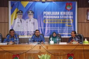 Bupati Banggai, Buka Rapat Penilaian Kinerja Aksi Penurunan Stunting Kabupaten/Kota Se-Sulawesi Tengah Tahun 2023