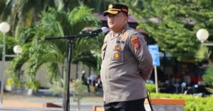 Antisipasi Kepadatan Kendaraan di Pasar Takjil, Kapolres Banggai Kerahkan Personelnya