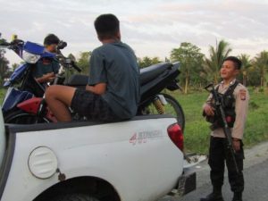 Polsek Bunta, Amankan 4 Motor Yang Dipakai Balap Liar