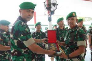 Dandim 1308/LB, Pimpin Pelepasan Purna Tugas dan Kopraport Kenaikan Pangkat