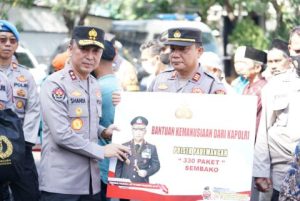 Wujud Kepedulian Kapolri ke Masyarakat, 2 Ribu Bansos Disebar ke Warga Jakarta Utara