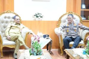 Kapolda Sulteng Melakukan Kunjungan Silaturahmi Dengan Pemprov, Diterima Wakil Gubernur