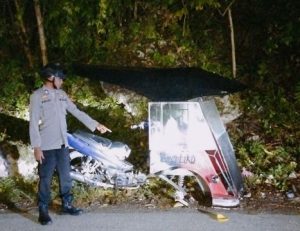 Laka Lantas di Pagimana Motor VS Bentor, Polisi Amankan TKP