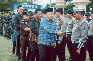Wabup Banggai H. Furqanuddin Hadiri Apel Gelar Pasukan Operasi Ketupat Tinombala 2023