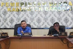 Bupati Banggai Hadiri Rakor Pembahasan Langkah Kongkret Pengendalian Inflasi Daerah Tahun 2023 dan Sosialisasi RUU Tentang Kesehatan Secara Virtual