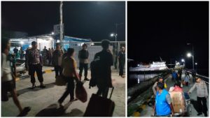 Antisipasi Gelombang Arus Mudik Jalur Laut, Polsek Pagimana Tingkatkan Pengamanan