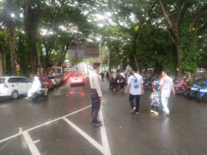 Polres Banggai dan Jajaran, Amankan Sholat Idul Fitri 1444 Hijriah