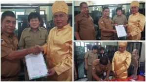 Mewakili Bupati Banggai, Sekda Abdullah Ali Hadiri Acara Sertijab Baru Plt. Kadis Perpustakaan dan Kearsipan