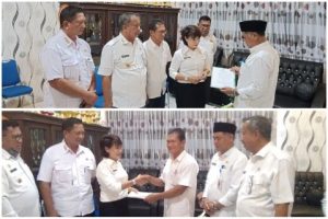 Sekda Banggai Hadiri Sertijab Kadis Perikanan Karena Purna Tugas, Kepada Plt. Ferlin Monggesang