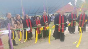 Peresmian Gedung Gereja Imanuel Tatendeng Bangkep Turut Disaksikan Bupati MORUT