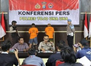 Sat Resnarkoba Polres Touna, Bekuk Dua Pengedar Sekaligus Pengguna Sabu di Muara Toba