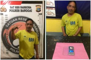 Sempat Dihadang Massa, Polres Banggai Amankan Terduga Penyalahgunaan Narkoba di Desa Jayabakti