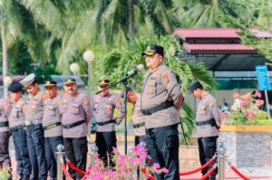 Kapolres Banggai Ade Nuramdani, Kembali Ingatkan Anggotanya Jauhi Narkoba