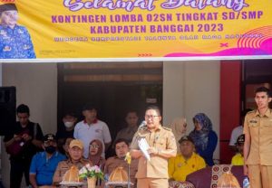 Buka Seleksi O2SN SD/SMP Tahun 2023, Bupati Amirudin : Semoga Memunculkan Atlit Berprestasi Yang Membawa Harum Nama Kabupaten Banggai