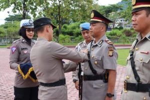 Tiga Jabatan Kasat Berganti, Kapolres Touna Pimpin Upacara Sertijab