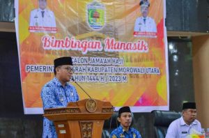 Bupati Delis Buka Bimbingan Manasyik Haji, Morut Kirim 35 Jemaah Calon Haji Tahun 2023