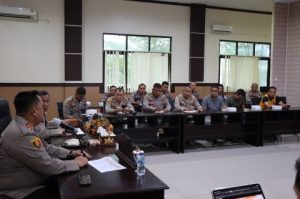 Polres Banggai Matangkan Persiapan Kunjungan Kerja Kapolda Sulteng