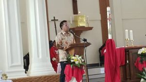 Bupati Delis Resmikan Gedung Gereja Paroki Maria Bunda Penolong Abadi Beteleme Dan Dua Stasi