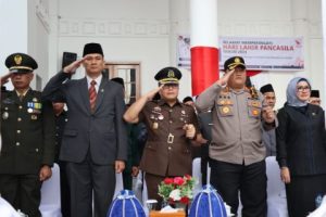 Kapolres Ikuti Upacara Hari Lahir Pancasila, di Kantor Bupati Banggai