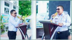 Bupati Banggai Bersama Wabup, Hadiri Giat Halal Bi Halal Dirangkaikan Dengan Syukuran Akreditasi Paripurna UPT RSUD Kabupaten Banggai