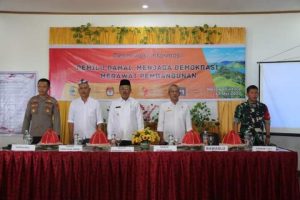 Forkopimda Morut, Tandatangani Ikrar Deklarasi Pemilu Damai